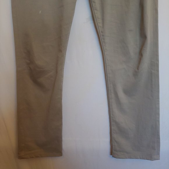 Adriano Goldschmeid Khaki Everett Slim Straight Leg Women Pants 31 - Picture 4 of 14